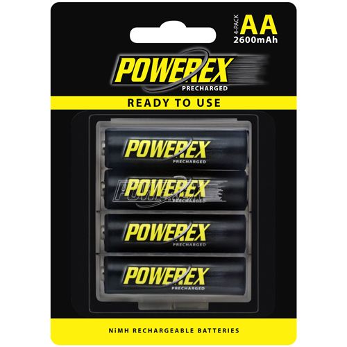 Акумулятори з низьким саморозрядом Maha Powerex Precharged AA 2600mAh 4шт 1021600 фото