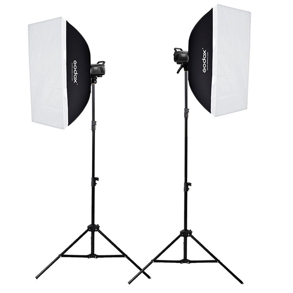 Купити Набір студійних спалахів Godox MS300V Dual з софтбоксами та