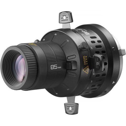 Проекційна насадка для постійного світла Godox BP-SE з лінзою 85мм 2027842 фото