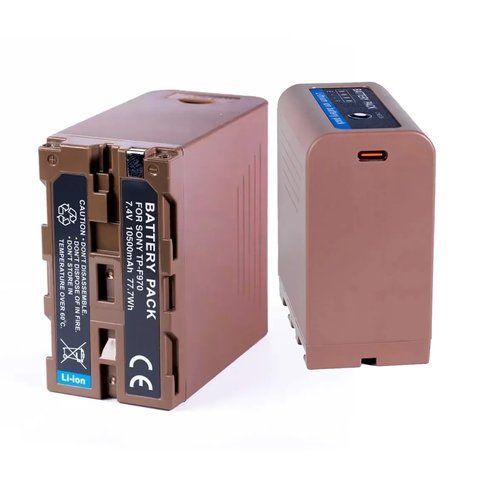 Акумулятор з 2шт TP-F970, 10500mAh, 77.7Wh + Type-C 2027672 фото
