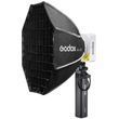 Набір відеосвітла Godox ML100R з акумуляторною ручкою та софтбоксом з сотами