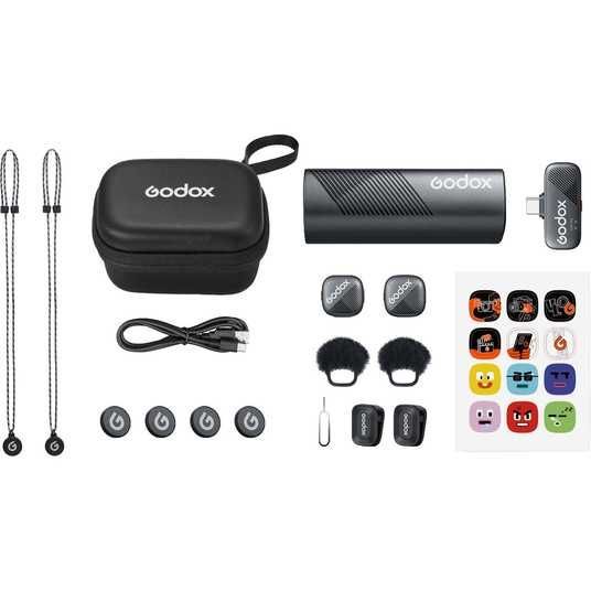 Купити Бездротовий мікрофон Godox Cube SC Kit2 – подвійний