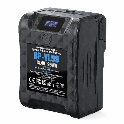 Акумулятор V-Mount для постійного світла BP-VL99, 7000mAh, 99Wh 2026875 фото
