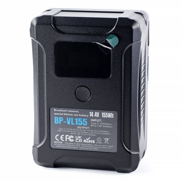 Акумулятор V-Mount для постійного світла BP-VL155, 10500mAh, 155Wh 2026876 фото